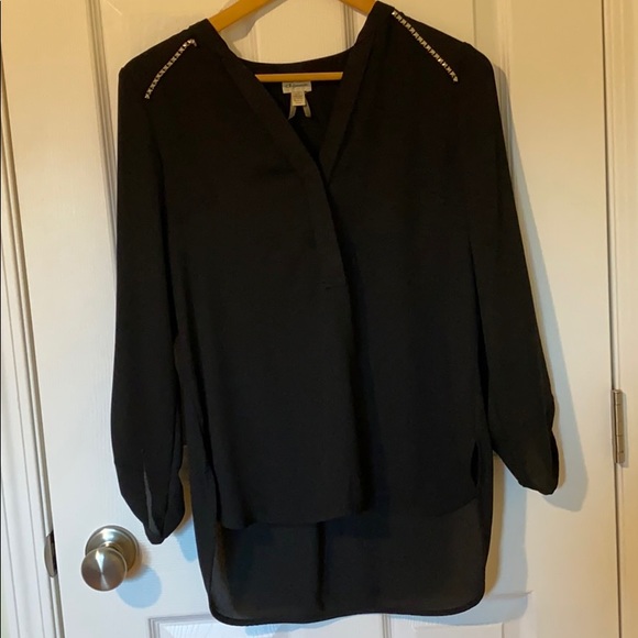 Black Dynamite Studded Blouse - Picture 1 of 2